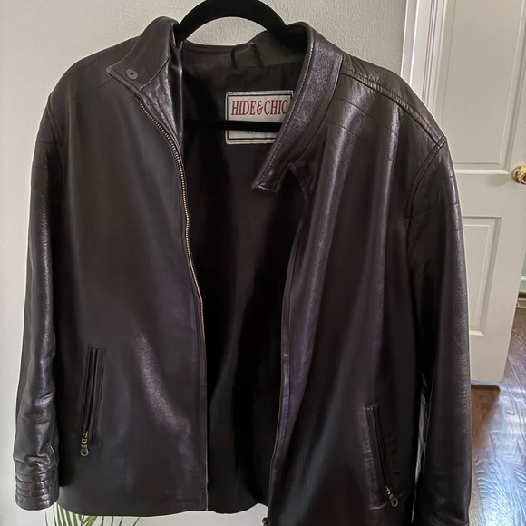 Other - Vintage London Black Leather Jacket